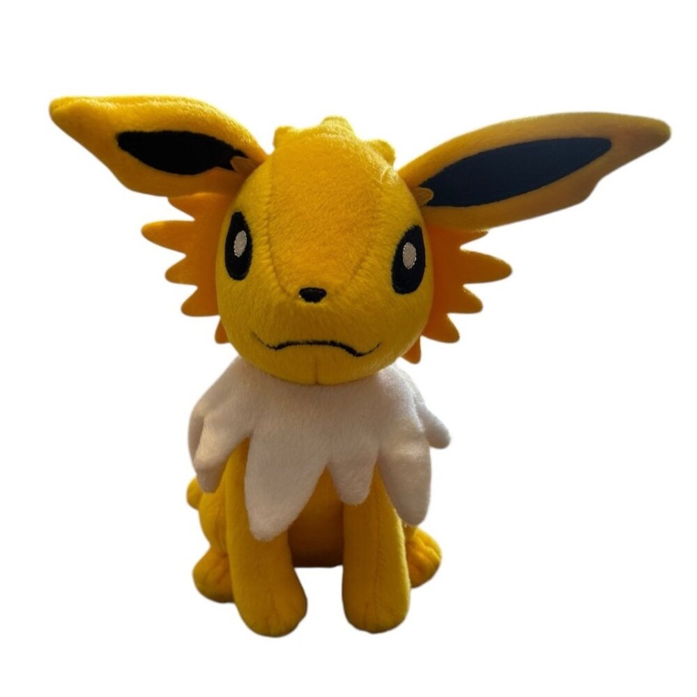 Pokemon Plush Jolteon‎ Tomy Eevee Evolution 2017 Plushie Cartoon Collectible